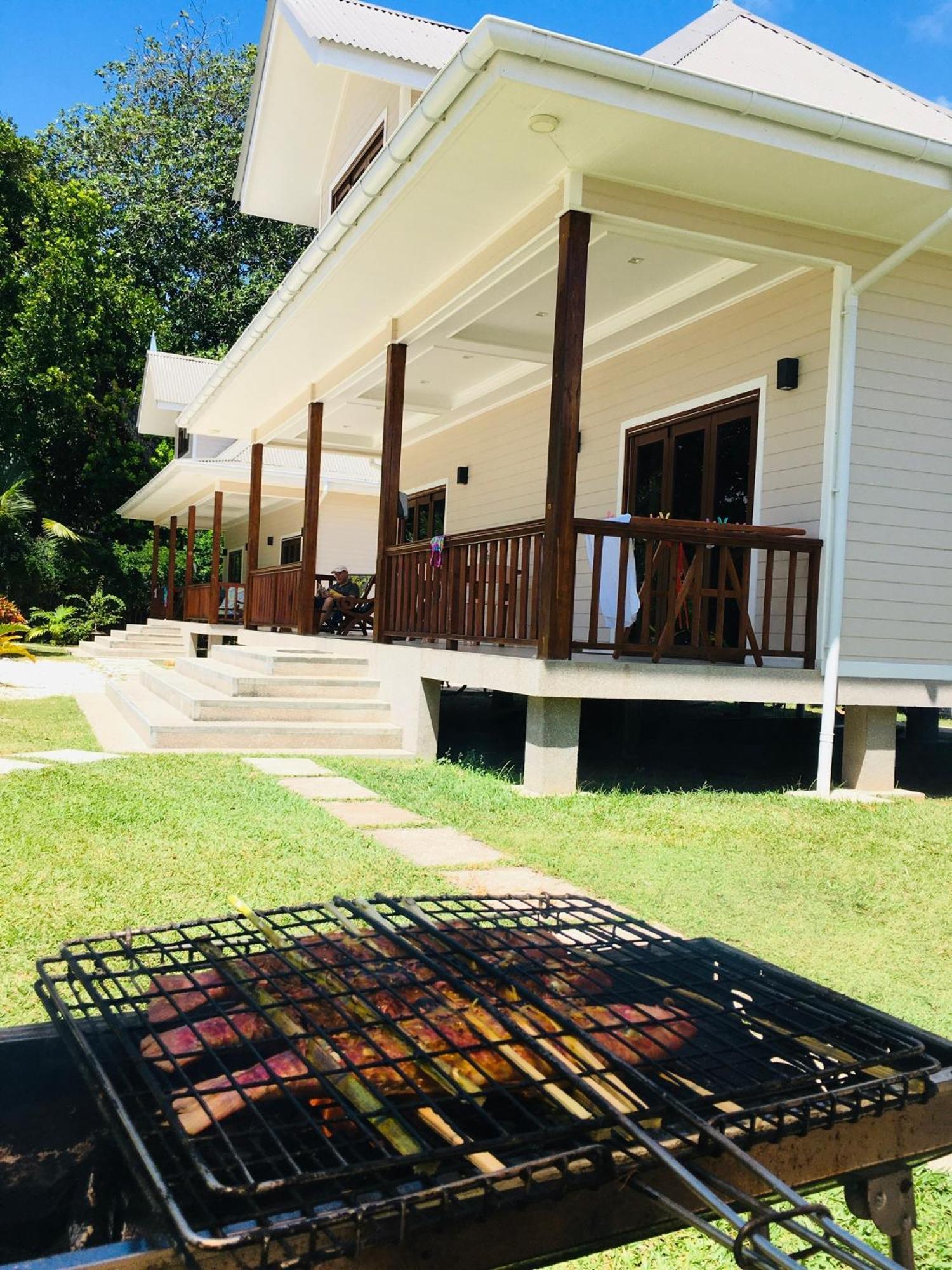 Digwa Beach Chalet La Digue Exterior foto
